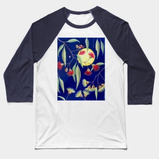 Australian Gum Blossoms in the Moonlight Baseball T-Shirt